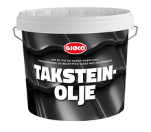 Gjøco Taksteinolje svart 10 liter